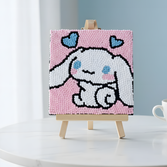 Pompom Ball Mosaic Art